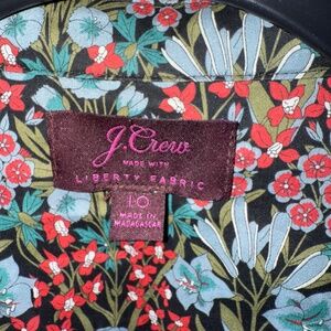 J. Crew Liberty Fabric Floral Button Down Shirt